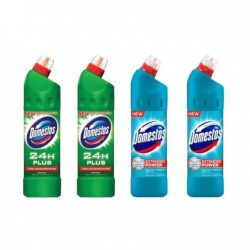 Pachet Promo: 2x Domestos Pine 750 + 2x Domesots Atlantic 750 Ml