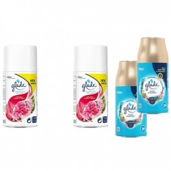 Pachet Promo: 2x Glade Odorizant Spray Rezerva Ocean 269ml + 2x Glade Odorizant Spray Rezerva Cherry And Peony 269ml