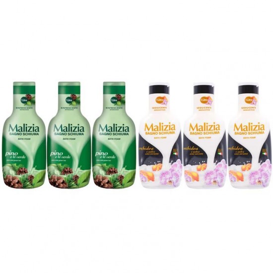 Pachet Promo: 3x Spumant De Baie Malizia Pino 1l + 3x Spumant De Baie Malizia Orhidea & Ambra 1l