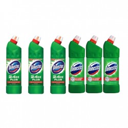 Pachet Promo: 3x Domestos Pine 750 + 3x Domesots Pine 1 L