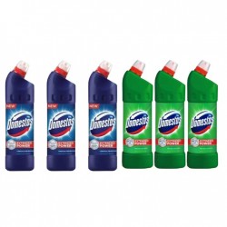 Pachet Promo:  3x Domestos Original 750 Ml + 3x Domestos Pine 1 L