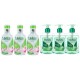 Pachet Promo: 3x Sapun Lichid Malizia Ceai Verde Si Menta 300 Ml + 3x Spumant De Baie Cu Aloe & Magnolia 1l