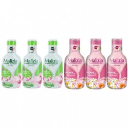 Pachet Promo: 3x Spumant De Baie Maliziacu Aloe & Magnolia 1l + 3x Spumant De Baie Malizia Cu Fiori Di Lotto 1l