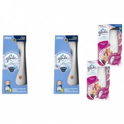 Pachet Promo: 2x Odorizant De Camera Glade Aparat & Rezerva Clean Linen 269 Ml + 2x Set Odorizant Electric Sense&spray Plus Rezerva Glade Relaxing Zen 18 Ml
