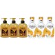 Pachet Promo: 3x Sapun Lichid Malizia Vanilie Si Argan 300 Ml + 3x Spumant De Baie Malizia Cu Miere Si Ghimbir 1l