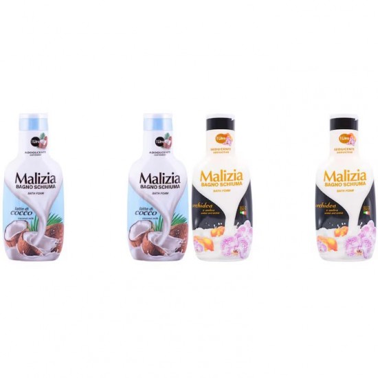 Pachet Promo: 2x Spumant De Baie Malizia Latte Di Cocco 1l + 2x Spumant De Baie Malizia Orhidea & Ambra 1l