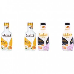 Pachet Promo: 2x Spumant De Baie Malizia Cu Miere Si Ghimbir 1l + 2x Spumant De Baie Malizia Orhidea & Ambra 1l