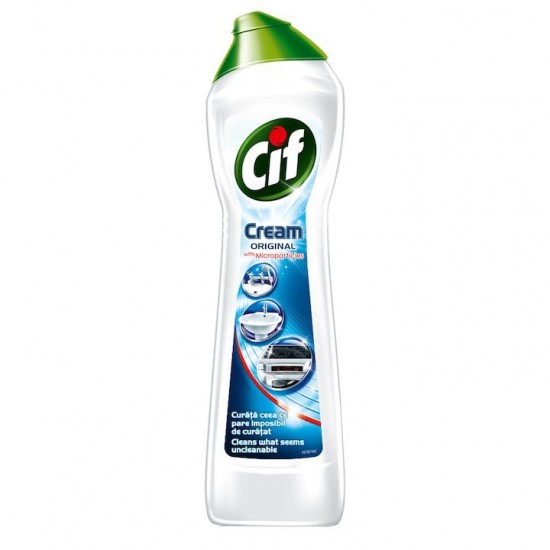 Pachet Promo: 2x Solutie Cif Cream Original 500 Ml + 2x Cif Spray Otet Si Eucalipt 650 Ml