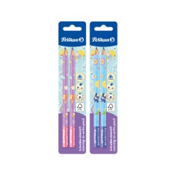 Creion Grafit Lacuit Jumbo, Invata Sa Scrii, Mina B, 2 Bucati/blister