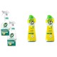 Pachet Promo: 2x Cif Vetri Briliant Bergamota 650 Ml + 2x Cif Cream Lemon 300 Ml
