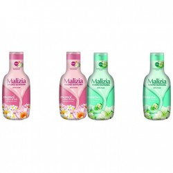 Pachet Promo: 2x Spumant De Baie Malizia Cu Mosc Alb 1l + 2x Spumant De Baie Malizia Cu Fiori Di Lotto 1l