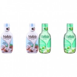Pachet Promo: 2x Spumant De Baie Malizia Latte Di Cocco 1l + 2x Spumant De Baie Malizia Cu Mosc Alb 1l