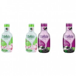 Pachet Promo: 2x Spumant De Baie Maliziacu Aloe & Magnolia 1l + 2x Spumant De Baie Malizia Mure Mora 1l