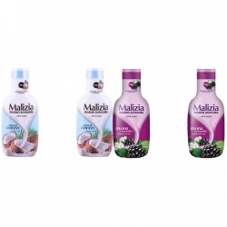 Pachet Promo: 2x Spumant De Baie Malizia Latte Di Cocco 1l + 2x Spumant De Baie Malizia Mure Mora 1l