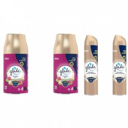 Pachet Promo: 2x Glade Odorizant Spray Rezerva Relaxing Zen 269ml + 2x Glade Odorizant Spray Romantic Vanilla 300ml
