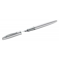 Stilou Pelikan Jazz Noble Elegance, Culoare Silver, Mina Albastra, Ambalat in Cutie