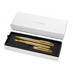 Set Pix + Stilou K/p36 Jazz Noble Elegance In Cutie Eleganta Yellow Gold