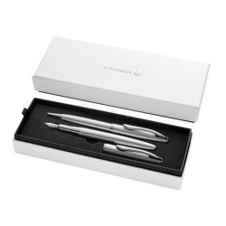 Set Pix + Stilou K/p36 Jazz Noble Elegance In Cutie Eleganta Silver