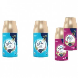 Pachet Promo: 2x Glade Odorizant Spray Rezerva Ocean 269ml + 2x Glade Odorizant Spray Rezerva Relaxing Zen 269ml