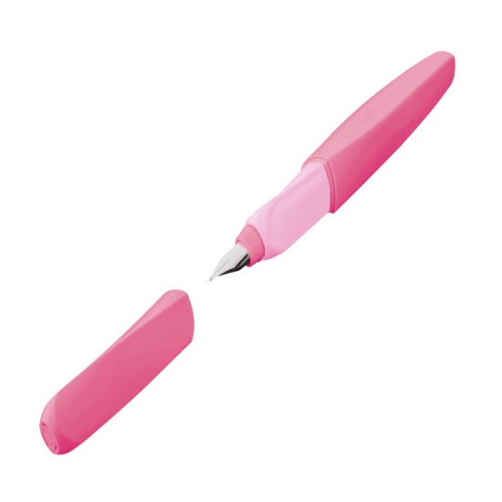 Stilou Twist Berry Pink, Penita M, Grip Ergonomic, Ambidextru, 1 Rezerva Inclusa, In Cutie Carton