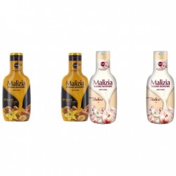 Pachet Promo: 2x Spumant De Baie Malizia Cu Ulei De Argan Si Vanilie + 2x Spumant De Baie Malizia Talco 1l