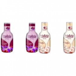 Pachet Promo: 2x Spumant De Baie Malizia Cu Goji Si Flori De Goji 1l + 2x Spumant De Baie Malizia Talco 1l