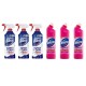 Pachet Promo: 3x Domestos Spray Spuma Baie Briza Marii 435 Ml + 3x Domestos Pink 750 Ml