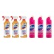 Pachet Promo: 3x Domestos Spray Spuma Baie Lamaie 435 Ml + 3x Domestos Pink 750 Ml