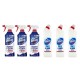 Pachet Promo: 3x Domestos Spray Spuma Baie Briza Marii 435 Ml + 3x Domestos White 750 Ml