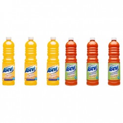 Pachet Promo: 3x Solutie Pardoseli Asevi 1l Ceara + 3x Solutie Pardoseli Asevi 1l Portocala