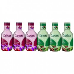 Pachet Promo: 3x Spumant De Baie Malizia Cu Goji Si Flori De Goji 1l + 3x Spumant De Baie Malizia Cu Pino 1l