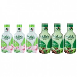 Pachet Promo: 3x Spumant De Baie Maliziacu Aloe & Magnolia 1l + 3x Spumant De Baie Malizia Pino 1l