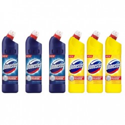 Pachet Promo:  3x Domestos Original Blue 750 Ml + 3x Domestos Citrus 750 Ml