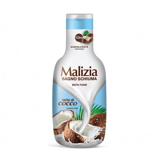 Pachet Promo: 2x Sapun Lichid Malizia  Muschio Bianco 300 Ml + 2x Spumant De Baie Malizia Latte Di Cocco 1l
