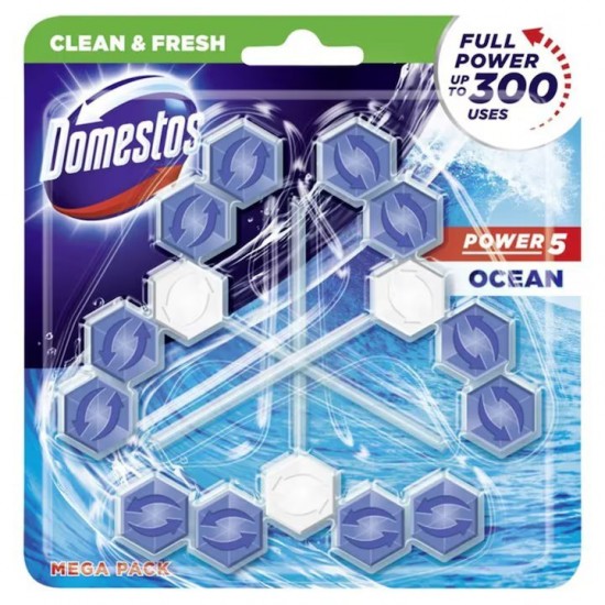 Pachet Promo: 3x Domestos Atlantic 750 Ml + 3x Domestos Power 5 Ocean 3 X 55 G