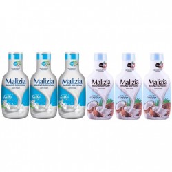 Pachet Promo: 3x Spumant De Baie Malizia Milk Cream  1l + 3x Spumant De Baie Malizia Latte Di Cocco 1l
