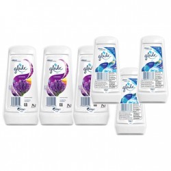 Pachet Promo: 3x Gel Odorizant Glade Lavanda 150 G + 3x Gel Odorizant Glade Marin 150 G
