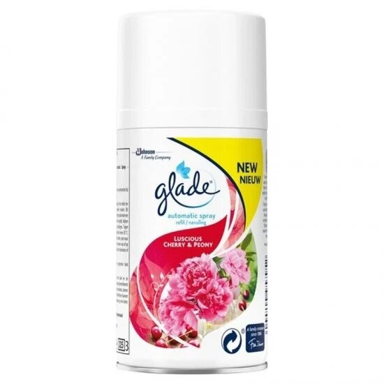 Pachet Promo: 2x Glade Odorizant Spray Rezerva Cherry And Peony 269ml + 2x Set Odorizant Electric Sense&spray Plus Rezerva Glade Sandalwood Si Jasmine 18 Ml
