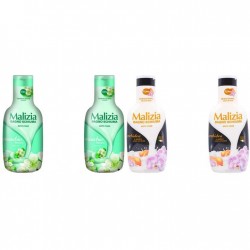 Pachet Promo: 2x Spumant De Baie Malizia Cu Mosc Alb 1l + 2x Spumant De Baie Malizia Orhidea & Ambra 1l
