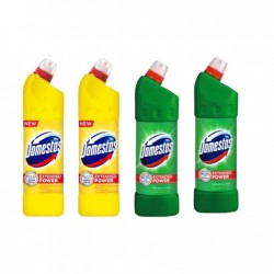 Pachet Promo: 2x Domestos Citrus 750 Ml + 2x Domestos Pine 1 L
