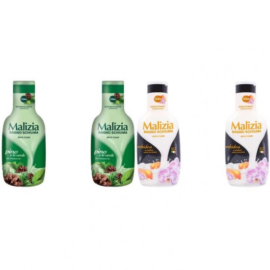 Pachet Promo: 2x Spumant De Baie Malizia Pino  1l + 2x Spumant De Baie Malizia Orhidea & Ambra 1l