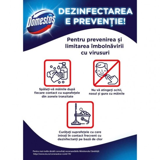 Pachet Promo: Domestos Atlantic 750 Ml + Cif Cream Professional Parfum De Liliac 500 Ml