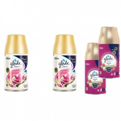 Pachet Promo: 2x Glade Odorizant Spray Rezerva Relaxing Zen 269ml + 2x Glade Odorizant Spray Rezerva Floral Blossom 269ml