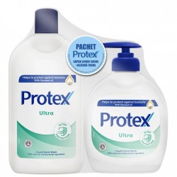 Pachet Promo: Săpun Lichid Protex Ultra 300ml +săpun Lichid Protex Ultra Rezervă 700ml