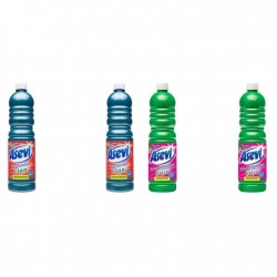 Pachet Promo: 2x Solutie Pardoseli Asevi 1l Cian+ 2x Solutie Pardoseli Asevi 1l Green