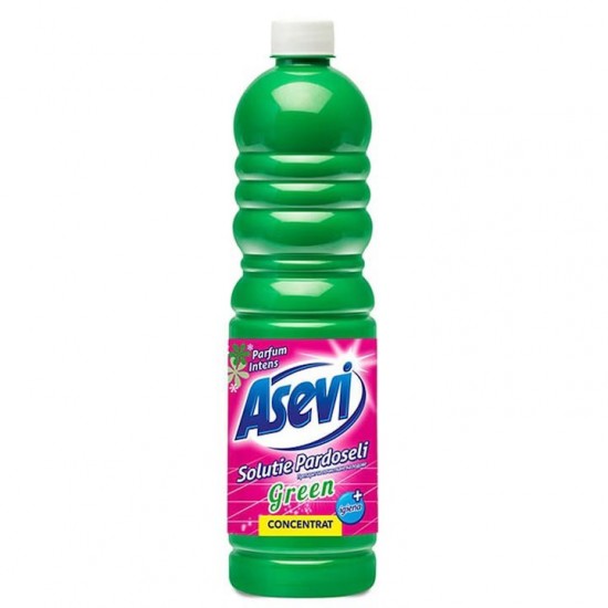 Pachet Promo: 2x Solutie Pardoseli Asevi 1l Green + 2x Asevi Odorizant Lichid 24h Wc Elegant, 200ml