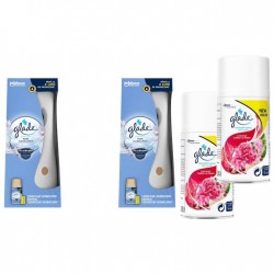 Pachet Promo: 2x Odorizant De Camera Glade Aparat & Rezerva Clean Linen 269 Ml + 2x Glade Odorizant Spray Rezerva Cherry And Peony 269ml