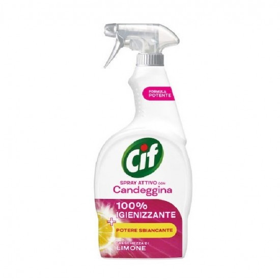 Pachet Promo: 2x Solutie Cif Cream Original 500 Ml + 2x Cif Spray Candeggina Lamaie 650 Ml