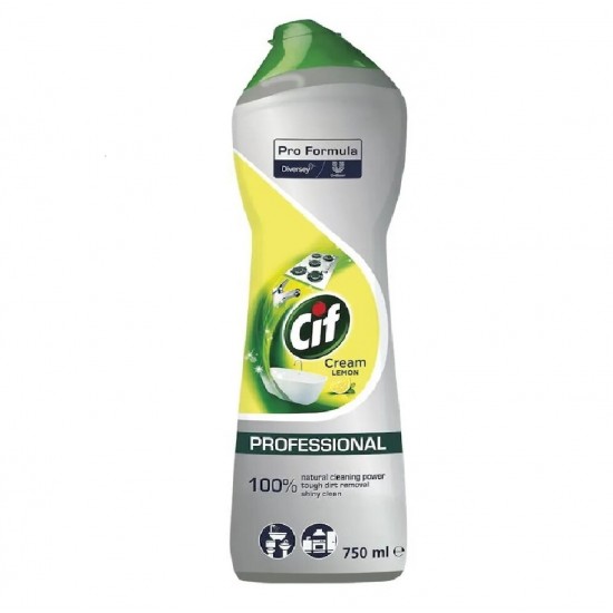 Pachet Promo: 2x Solutie Cif Cream Original 500 Ml + 2x Cif Professional Lemon 750 Ml