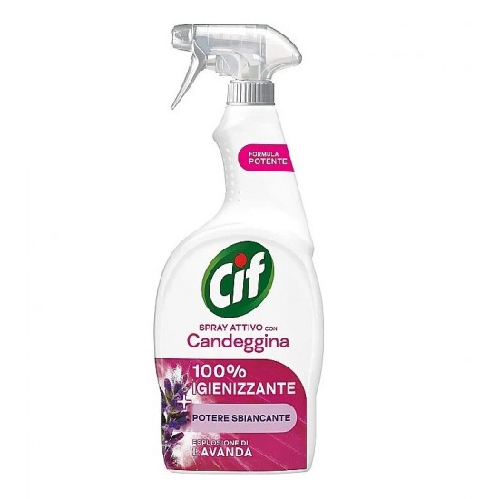 Pachet Promo: 3x Cif Spray Candeggina Lavanda 650 Ml + 3x Cif Vetri Briliant Bergamota 650 Ml